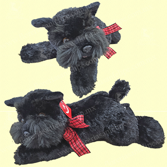 Peluche discount schnauzer negro